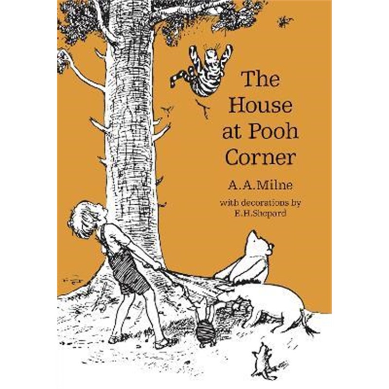 英文原版 The House At Pooh Corner 小熊维尼和老灰驴的家 平装 外文书店 儿童英语读物