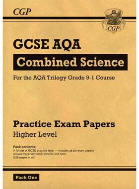 预订不退不换Grade 9-1 GCSE Combined Science AQA Practice Papers: Higher Pack 1