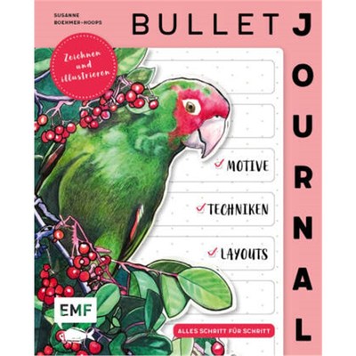 预订【德语】Bullet Journal - zeichnen und illustrieren:Motive, Techniken und Layouts - alle