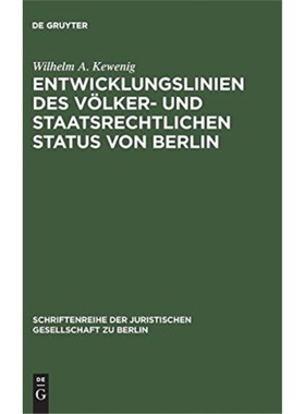 预订【德语】 Entwicklungslinien des vOlker- und staats