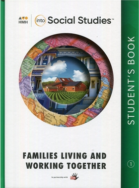 特价 HMH 18 INTL INTO SS HDCVR SE COMB G1 英文 Social Studies: Families Living And Working Together: Student's Book 1