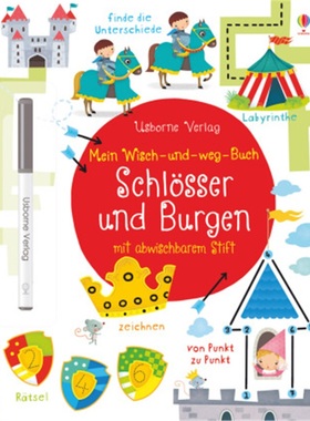 预订【德语】 Mein Wisch-und-weg-Buch, Schlösser und Burgen[9781782325000]