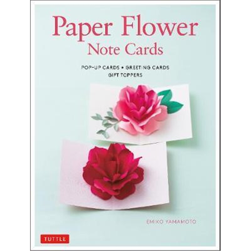 预订paper flower note cards:pop-up cards * greeting cards * gift