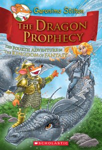 精装 英文原版 老鼠记者 梦幻王国The Dragon Prophecy (Geronimo Stilton and the Kingdom of Fantasy #4) 7-12岁儿童冒险故事