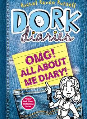 英文原版 女版小屁孩 朵拉日记 Dork Diaries OMG!: All About Me Diary! 精装书