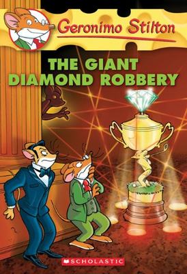 【外文书店】学乐 老鼠记者 英文原版儿童绘本故事7-12岁 Geronimo Stilton #44: The Giant Diamond Robbery  儿童探险小说