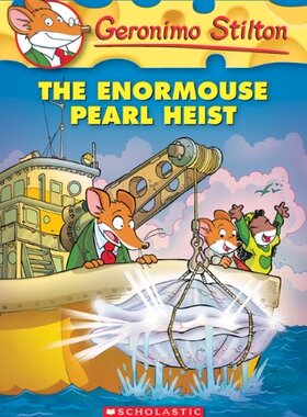 【外文书店】学乐 老鼠记者 英文原版儿童绘本故事7-12岁 Geronimo Stilton #51: The Enormouse Pearl Heist  儿童探险小说读物