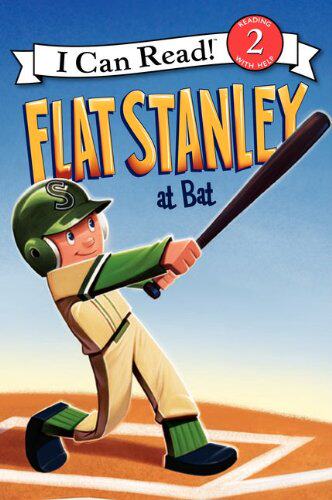 【任选5本】 英文原版 Flat Stanley at Bat 纸片人扁平斯坦利 I Can Read 2 儿童英文绘本故事书课外读物【外文书店】 - 实物图