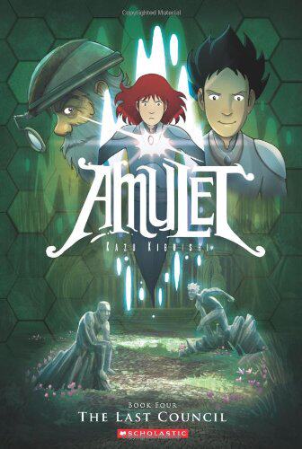 英文原版The Last Council: A Graphic Novel (Amulet #4) 护身符 英文漫画绘本图像小说书籍 儿童学习英语图画书冒险【外文书店】