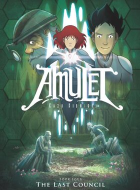 英文原版The Last Council: A Graphic Novel (Amulet #4) 护身符 英文漫画绘本图像小说书籍 儿童学习英语图画书冒险【外文书店】
