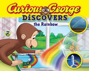 【外文书店】好奇猴乔治 英文原版 廖彩杏书单 儿童绘本 Curious George Discovers the Rainbow (Science Storybook)
