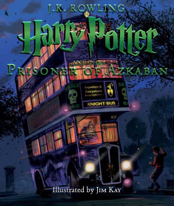 哈利波特英文原版彩绘版 harry potter and the prisoner of azkaban