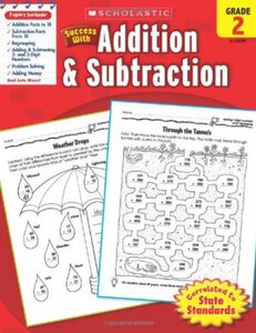 学乐成功系列 Scholastic Success with Addition & Subtraction grade 2 英文原版 小学二年级数学加减法练习册