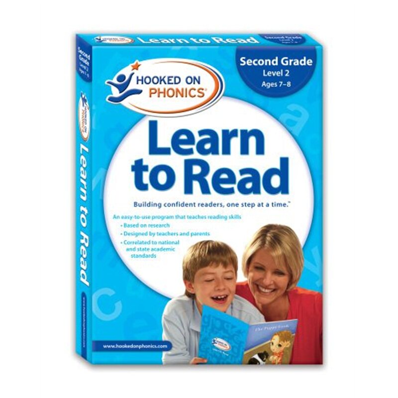 【外文书店】自然拼读教材 英文原版书 Hooked on Phonics Learn to Read Second Grade Level 2