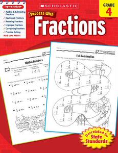 英文原版 学乐成功系列 Scholastic Success with Fractions, Grade 4 【上海外文书店】