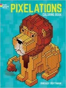 现货 英文原版 Pixelations Coloring Book 原版进口图书籍【上海外文书店】