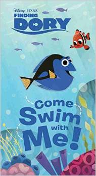 英文原版绘本 Finding Dory: Come Swim with Me!海底总动员 寻找多莉 一起畅游海底 纸板操作书 幼儿英语启蒙纸板书 外文书店图片