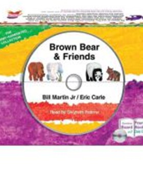 英文原版棕熊绘本 Brown Bear and Friends board book and CD set 廖彩杏启蒙Eric Carle卡尔爷爷 0-3-6岁低糼启蒙【外文书店】