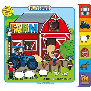 英文原版 Playtown: Farm 进口英语书籍【上海外文书店】