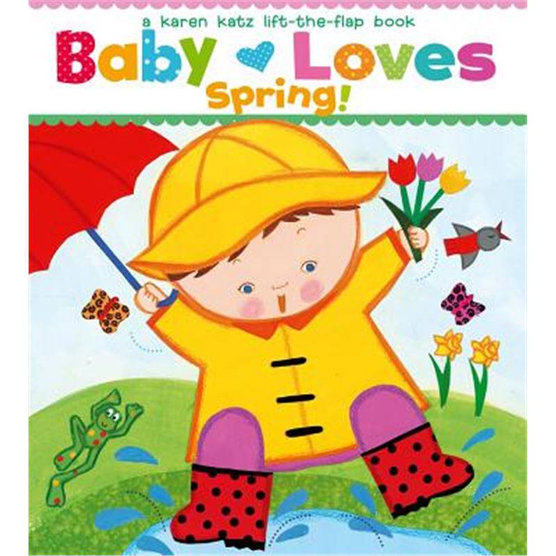 katz lift-the-flap book 宝宝爱春天 卡伦卡茨亲子系列 儿童启蒙纸板