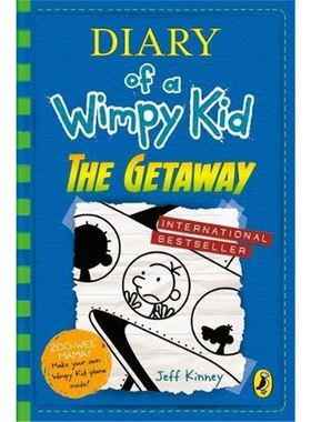 【外文书店】精装 小屁孩日记12 英文原版 Diary of a Wimpy Kid The Getaway 英版 杰夫金尼 儿童畅销小说 6-12岁