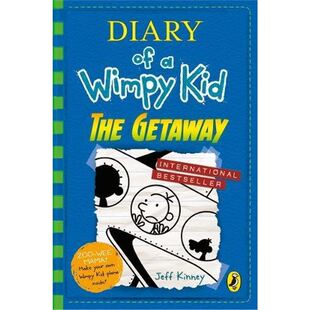 【外文书店】精装 小屁孩日记12 英文原版 Diary of a Wimpy Kid The Getaway 英版 杰夫金尼 儿童畅销小说 6-12岁