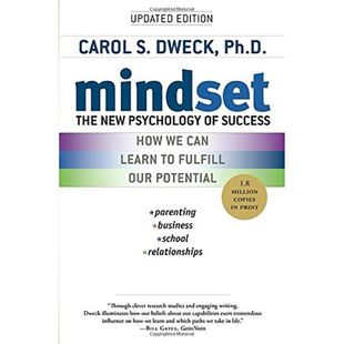 精装 Mindset 思维模式: 全新的成功心理学 英文原版书籍 心理畅销书 卡罗尔德韦克 Carol Dweck 上海外文书店