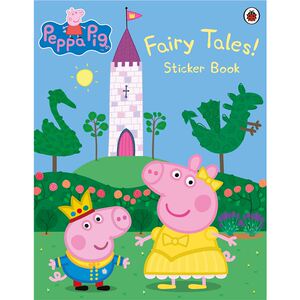 英文原版贴纸书 小猪佩奇 粉红猪小妹 Peppa Pig: Fairy Tales! Sticker Book 【上海外文书店】