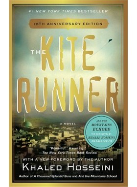 追风筝的人 英文原版小说 英文版 The Kite Runner 卡勒德.胡赛尼 灿烂千阳 群山回唱作者 10周年纪念版 Hosseini