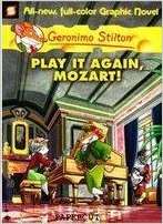 英文原版 老鼠记者漫画版 Geronimo Stilton Graphic Novel #8: Play it Again, Mozart! 儿童图像小说英语读物冒险故事 7-12岁
