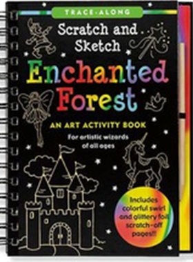 现货 刮刮素描书 Scratch & Sketch Enchanted Forest  英文原版 儿童手工DIY 创意趣味书