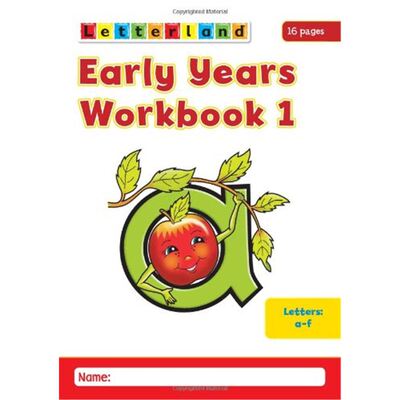 预订 Early Years Workbooks: No. 1-4 (Letterland)  4册
