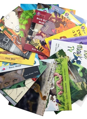 5级 绿色套装 Collins Big Cat 柯林斯大猫英语分级阅读 适合8-9岁二-三年级 Band 05/Green 全套21册 英文原版故事绘本可领取音频