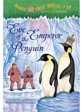 神奇树屋 英文原版 Magic Tree House#40: Eve of the Emperor Penguin Merlin Mission 梅林的任务 中小学生课外读物桥梁章节书