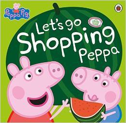 粉红猪小妹 和佩奇一起去购物 Peppa Shopping Let 英文原版 小猪佩奇 预订