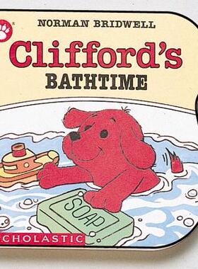 Clifford's Bathtime 英文原版书籍 大红狗克利弗德 洗澡时间 英文儿童书适合3-6岁 【上海外文书店】
