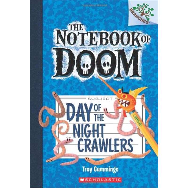 The Notebook of Doom #2: Day of the Night Crawlers 英文原版 学乐 大树系列之厄运笔记2 英文原版 末日笔记 奇幻冒险幽默小说