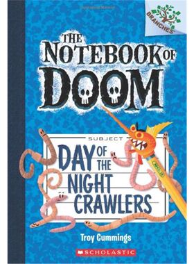 The Notebook of Doom #2: Day of the Night Crawlers 英文原版 学乐 大树系列之厄运笔记2 英文原版 末日笔记 奇幻冒险幽默小说