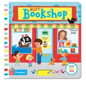 Busy Bookshop 英文原版绘本 儿童纸板机关活动操作书 英语启蒙认知绘本 【上海外文书店】