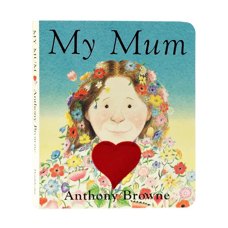 my mum 我妈妈 绘本纸板书 0-3岁 英语启蒙 亲子阅读  anthony browne