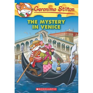【外文书店】学乐 老鼠记者 英文原版儿童绘本故事7-12岁 Geronimo Stilton #48: The Mystery in Venice  儿童探险小说读物