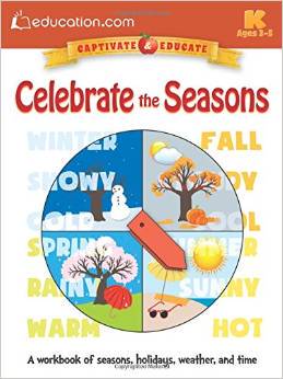 现货 Celebrate the Seasons: A workbook of seasons, holidays, weather, and time