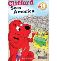 【外文书店】英文原版 大红狗 儿童绘本 Clifford Sees America (Scholastic Reader Level 1 学乐英语分级阅读