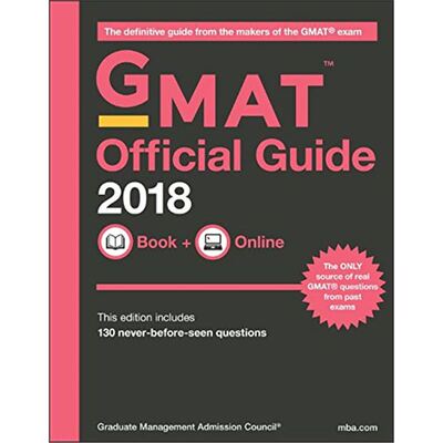 Gmat Official Guide 2018 英文原版 GMAT官方指南2018版(综合) 书籍+在线学习 含130套从未公布过的试题