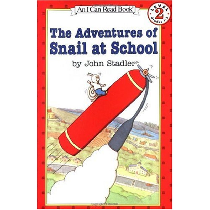 英文原版 The Adventures of Snail at School (I Can Read Book 2) 蜗牛学校奇妙之旅 汪培珽推荐书单二阶段 英语绘本 3-6岁