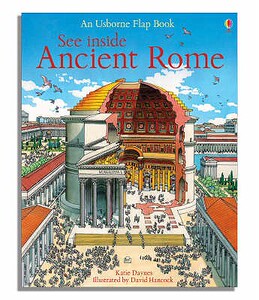 Usborne尤斯伯恩 See Inside Ancient Rome 看里面系列 古罗马 英文原版 科普立体机关翻翻书 儿童启蒙早教认知 科普读物纸板书