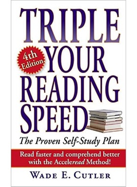三倍 飞速提高你的阅读速度 英文原版工具书 Triple Your Reading Speed 三倍速英语阅读 可搭word power made easy单词的力量