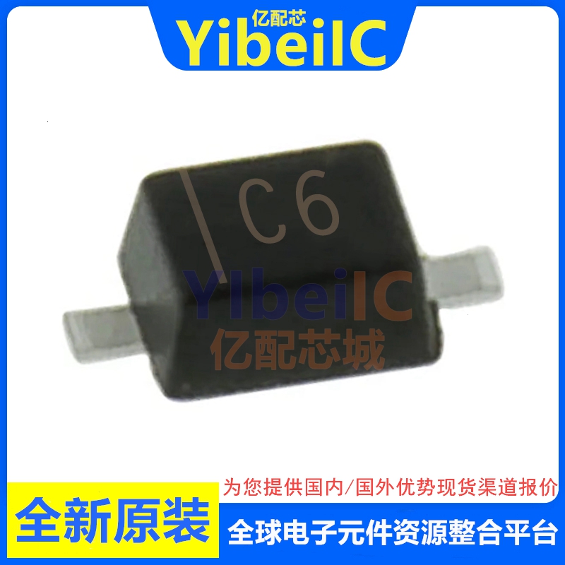 亿配芯 DB2J31400L SOD-323F 贴片丝印C6 30V 30MA 肖特基二极管