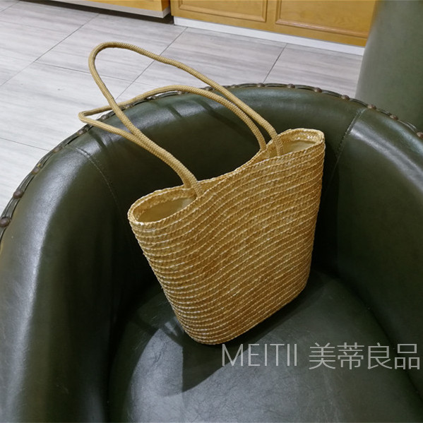 草编包网红ins夏季包包女2019潮森女单肩度假沙滩包百搭编织草包