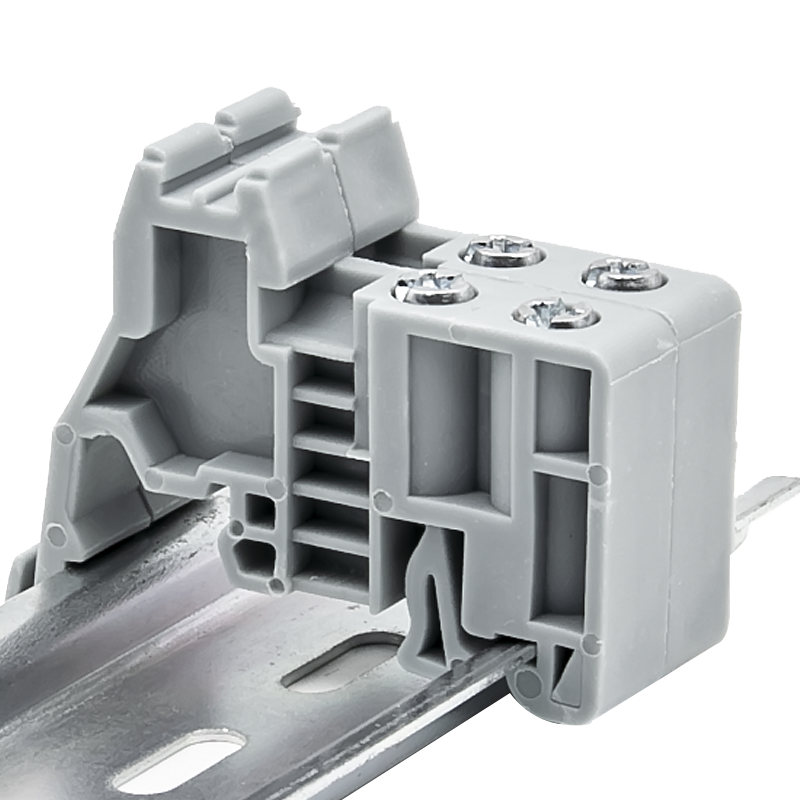 E-UK接线端子固定件 UK2.5B终端堵头C45导轨紧固座卡扣端子排通用